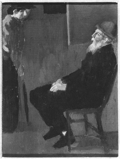 Pierre Auguste Renoir and Mademoiselle Beaudot, 1911 by Maurice Denis